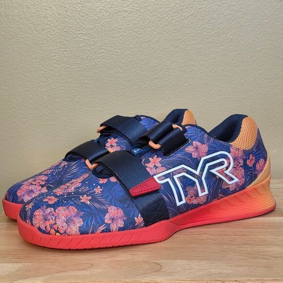 TYR L-1 Lifter Weightlifting Shoes Purple Floral Men's Size 11 Women's 12.5 - Picture 3 of 7